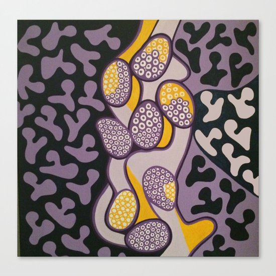 Yellow gossip Canvas Print