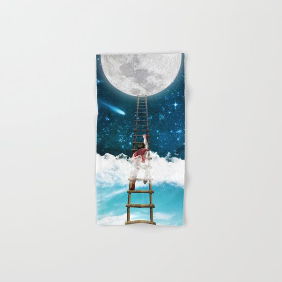 Reach for the Moon v2 Hand & Bath Towel