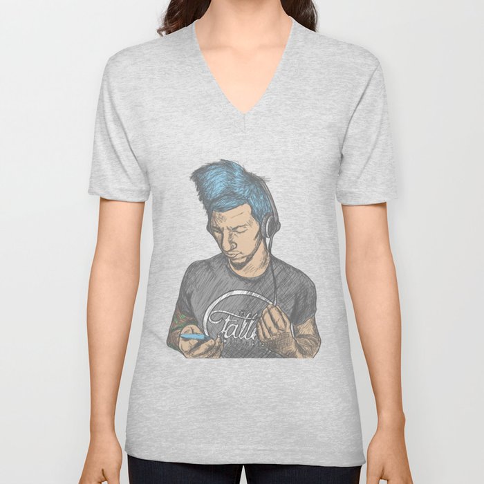 Pastel Josh V Neck T Shirt