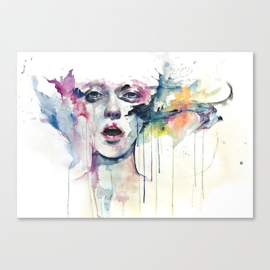 learn to bloom Canvas Print