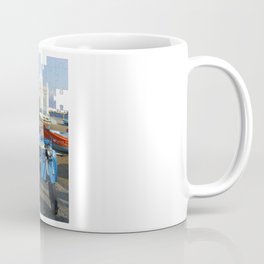 Mykonos Puzzle Coffee Mug | Mykonosport, Seatown, Puzzle, Greece, Boats, Grrekisland, Jugsaw, Photo, Beautifulphoto, Motorcycle 