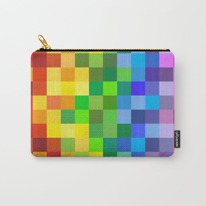 Color Grid Carry-All Pouch