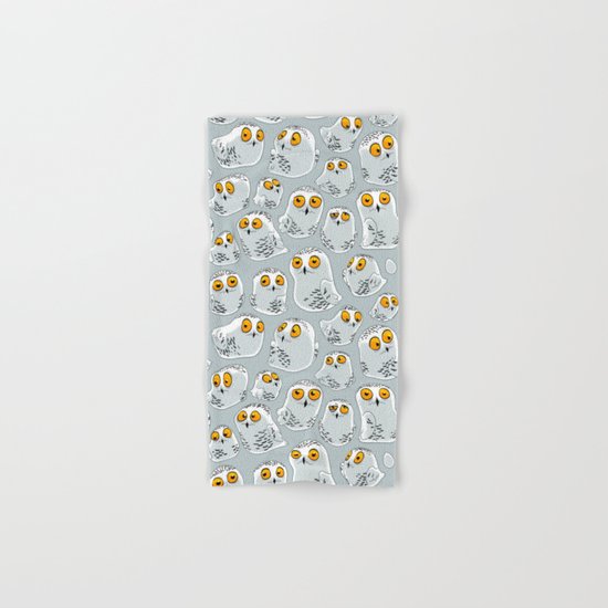 Snowy Owls. Hand & Bath Towel