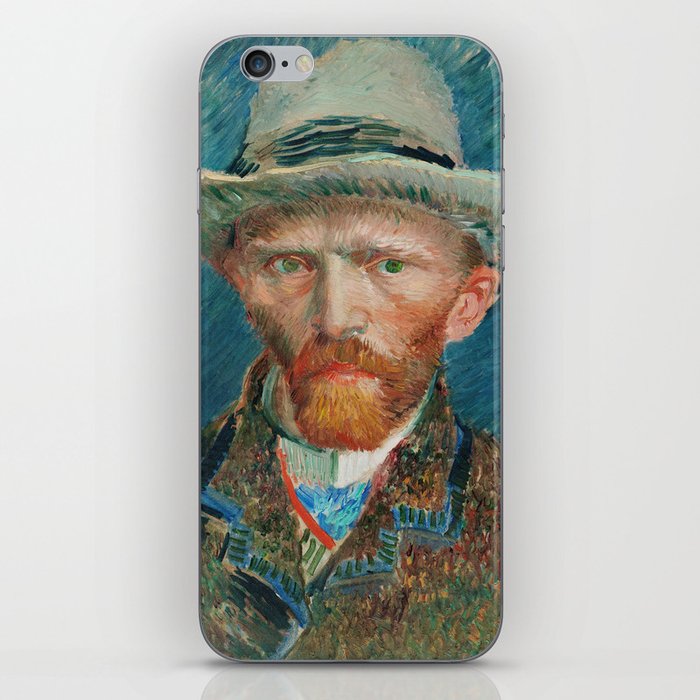 Self-portrait, Vincent Van Gogh, 1887 iPhone Skin
