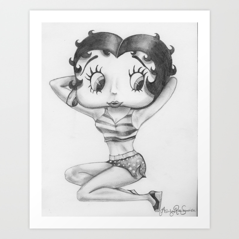 Betty Boop Stars Stripes And American Dreams By Ashley Rose