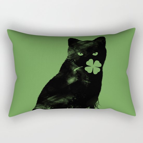 St Paddy's Cat Rectangular Pillow