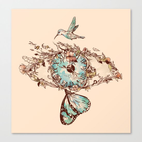 Watching the Passage of Time Canvas Print