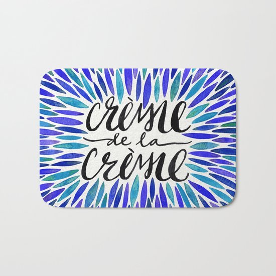 Crème de la Crème – Blues Bath Mat