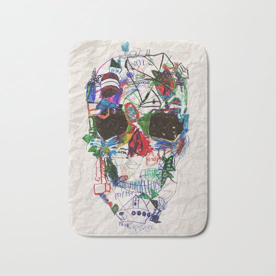 Ruzgars Skull Bath Mat