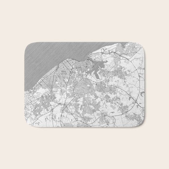 Havana Map Line Bath Mat