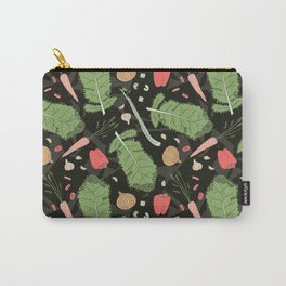 Vegetable Patch on a Dark Background Carry-All Pouch