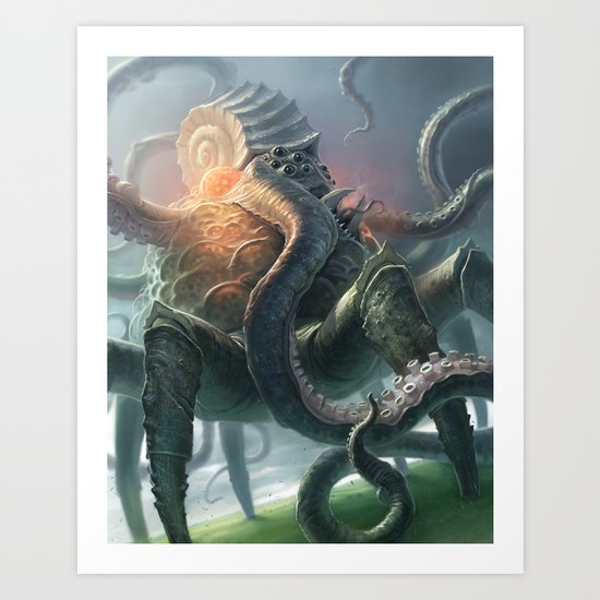 Creature from the Abyss Art Print