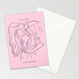 An Inch Away From More Than Just Friends Stationery Card