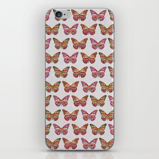 FAMIGLIA FARFALLA iPhone & iPod Skin
