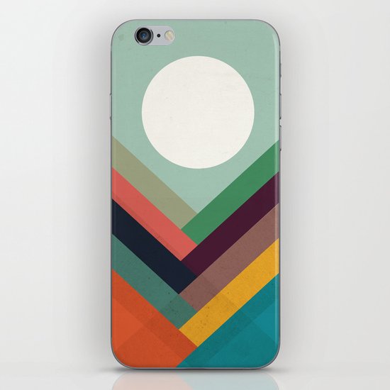 Rows of valleys iPhone & iPod Skin