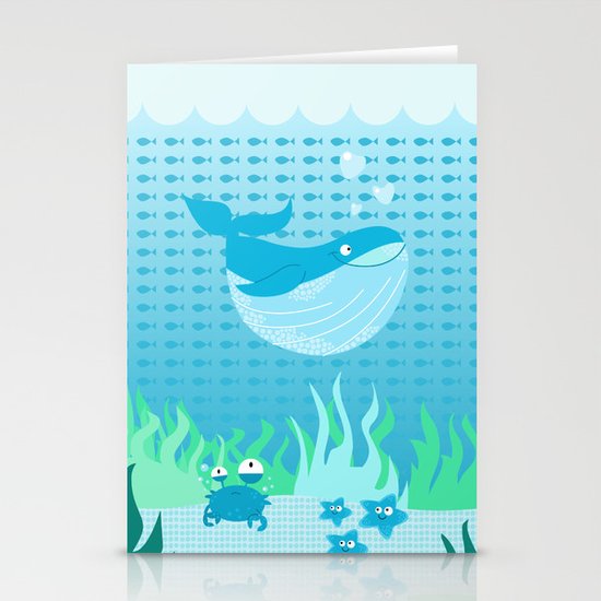 under the sea Stationery Cards