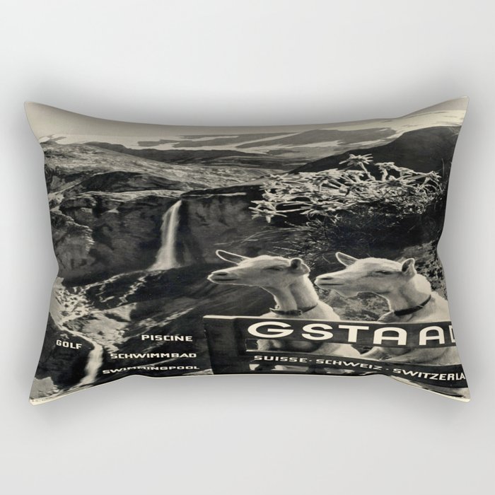 Vintage poster - Switzerland Rectangular Pillow