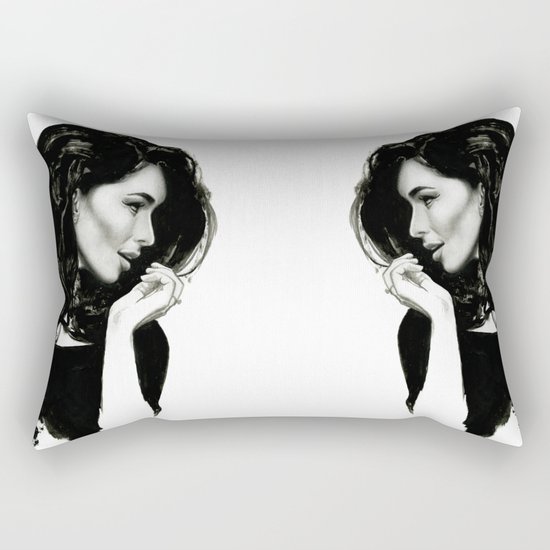 girl jazz Rectangular Pillow