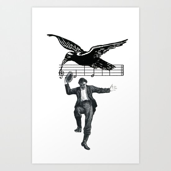 Saved By The Music Art Print