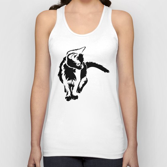 Little cat Unisex Tank Top
