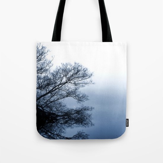 Swans in the Mist Tote Bag