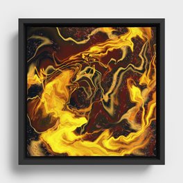 Fire Ring Framed Canvas