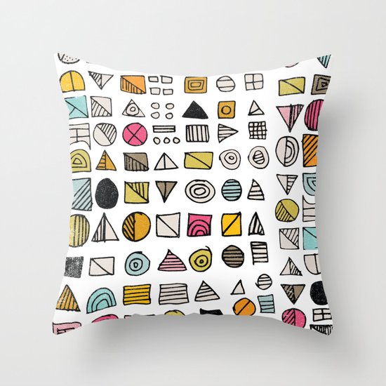 HIEROGLYPHS Throw Pillow