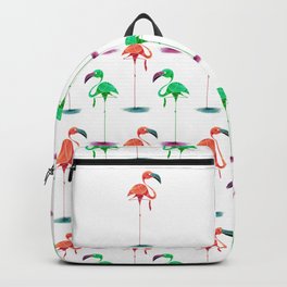 Flamingo Backpack | Animal, Drawing, Pink, Africananimals, Cute, Illustration, Happy, Pelican, Fun, Nature 