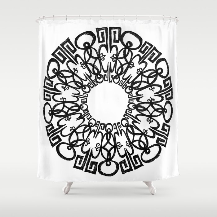 Mobile Iron :  Mandala Shower Curtain