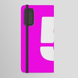 5 (White & Magenta Number) Android Wallet Case