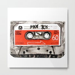 mixtape 80s Metal Print