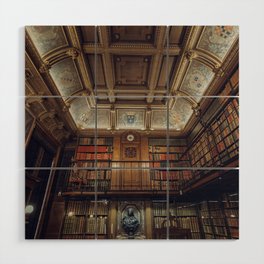 Study Library Wood Wall Art