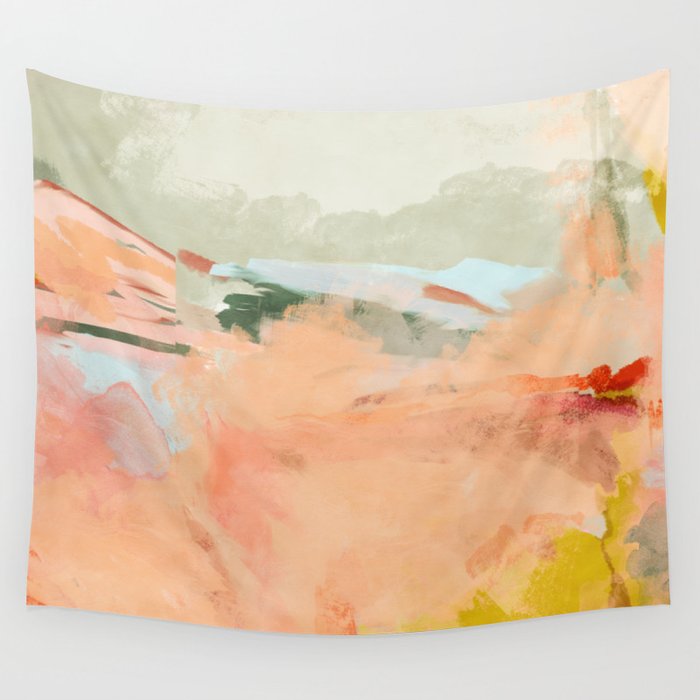spring sky over tuscany Wall Tapestry