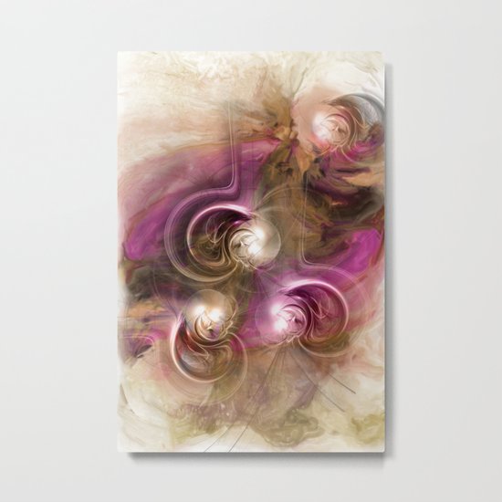 Magic Pearls Metal Print