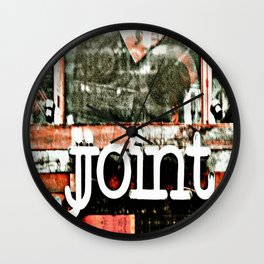J-Joint Wall Clock | Photo, Color, Clothingstore, Shinsaibashi Suji, Typography, Sign, Digital, Neonsign, Store, Osaka 
