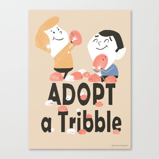 Adopt a Tribble Canvas Print