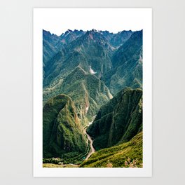Inca Trail, Machu Picchu, Peru || South America, Travel photography Art Print