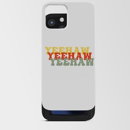 Retro Yeehaw iPhone Card Case