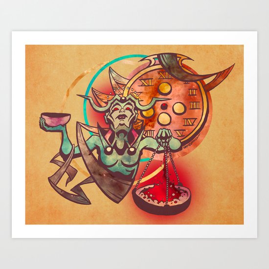 The Hour Cosmic Art Print