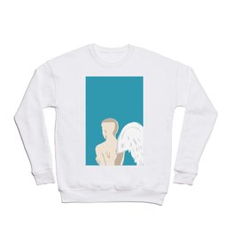 One Winged Angel/ Abstract Concept Drawing Crewneck Sweatshirt