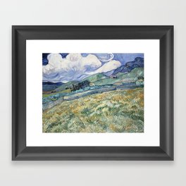 Vincent van Gogh Landscape Saint-Rémy Framed Art Print