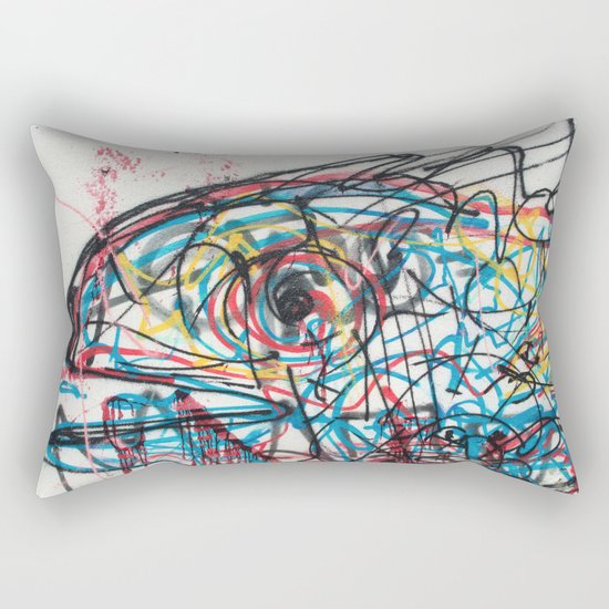 Eye 2 colour Rectangular Pillow