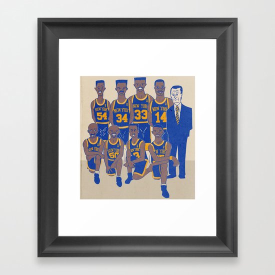 The '94 Knicks Framed Art Print