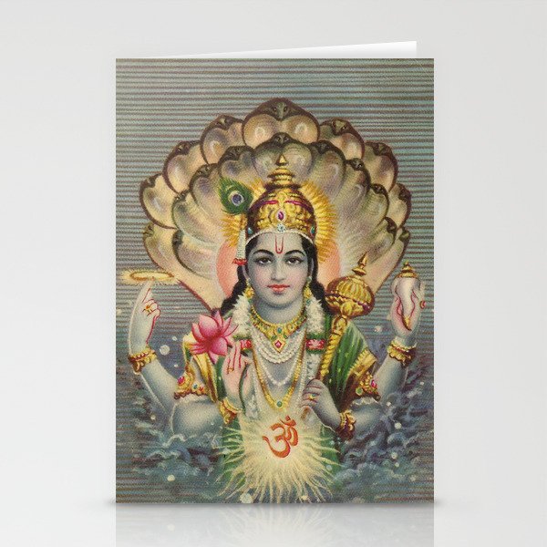 Lord Vishnu  Stationery Cards