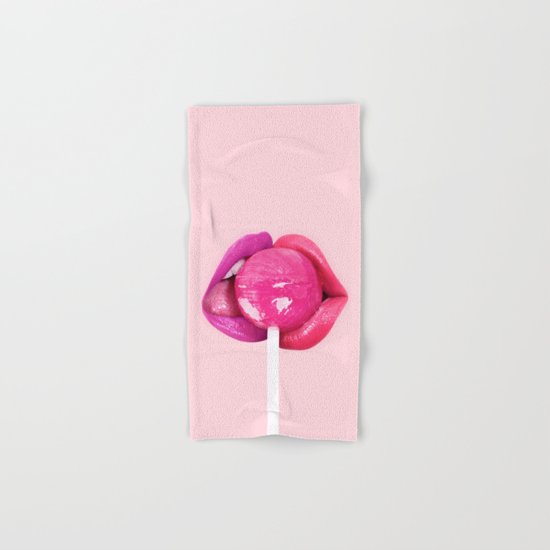LOLLIPOP KISS Hand & Bath Towel