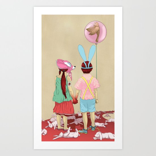 The Terrible Children Art Print
