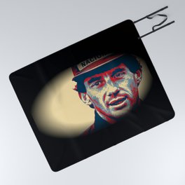 Ayrton Senna Tribute Design II Picnic Blanket