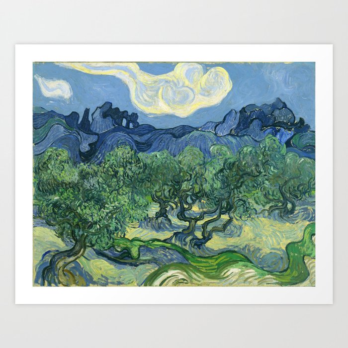 Vincent van Gogh The Olive Trees 1889 Art Print