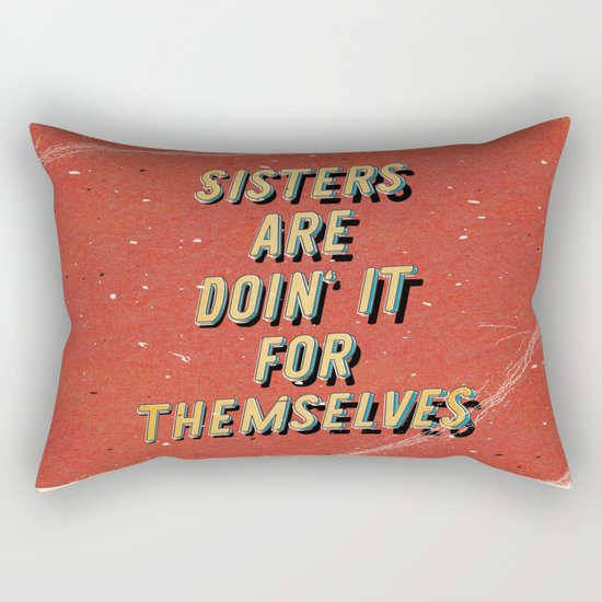 Sisters are doin' it for themselves - A Hell Songbook Edition Rectangular Pillow