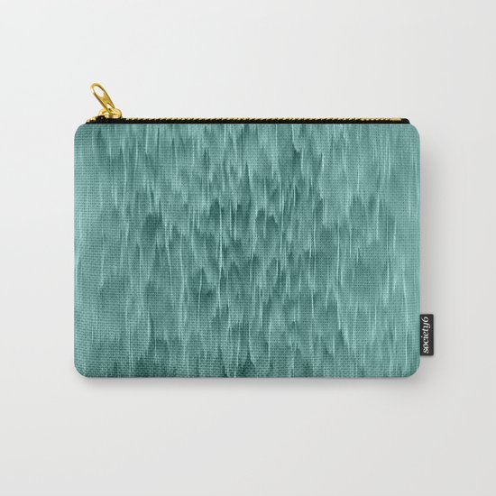 mint abstract rain Carry-All Pouch